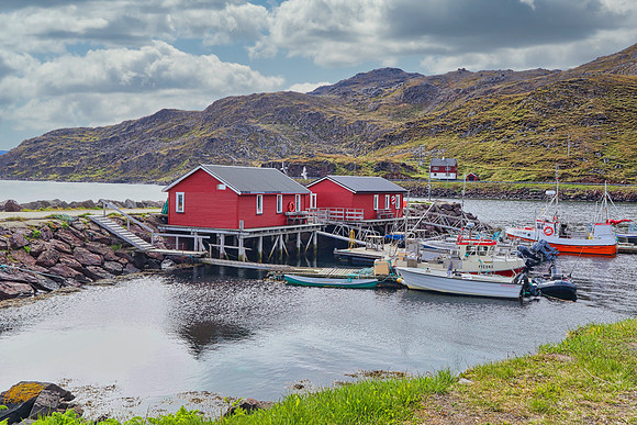 Fishing village in Honningsvag Norway June 19/22