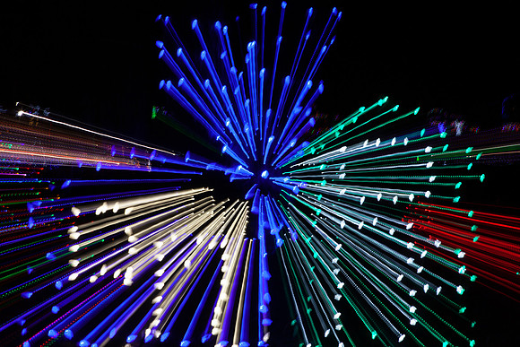 Elgin Park Christmas light display