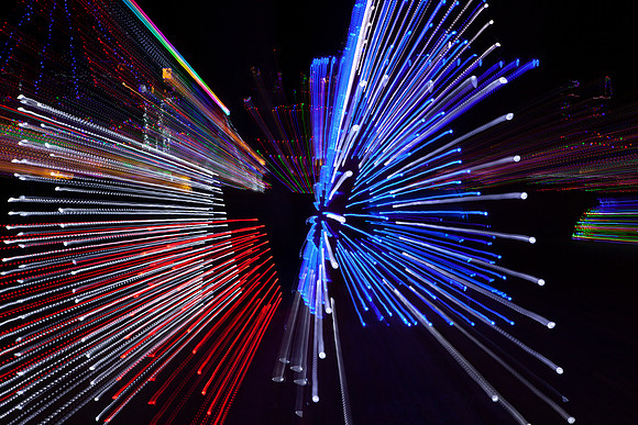 Elgin Park Christmas light display