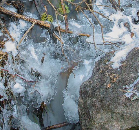 Ice on Beaver Dam