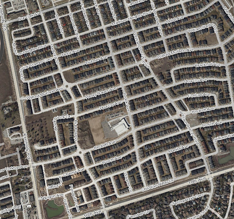 Aerial view of Beckett Farm (Present)