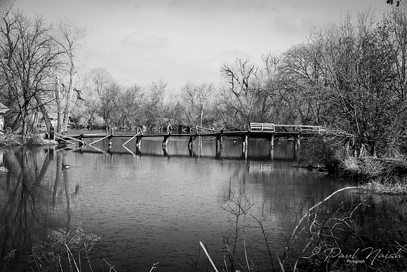Unknown Bridge Over Century Mill Pond (built after 1954)