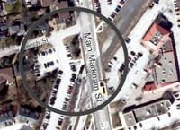 Aerial view of old Marmill site