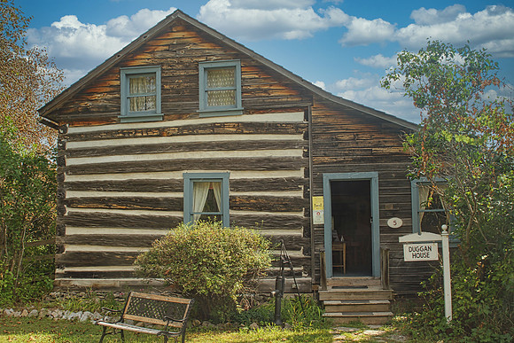 The Duggan House. John & Ellen Duggan came to Canada with their 3 daughters in 1835. They purchased the house in 1863 for $400.00