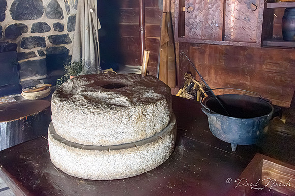 Kitchen with Grinding Wheel