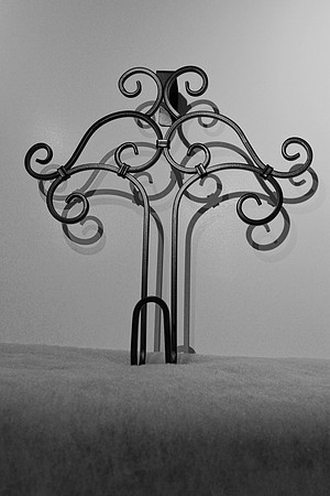 Wreath Door Hanger with Shadow