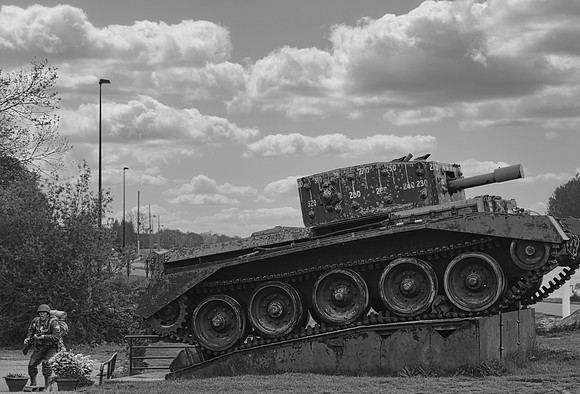 Tank used in Normandy, France