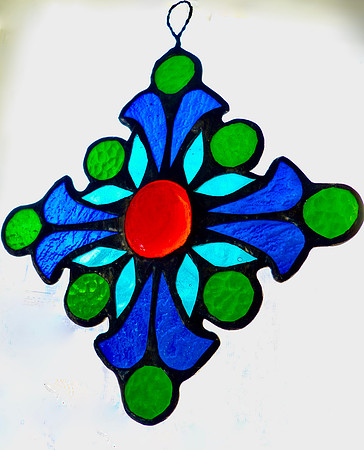 Stained Glass Cross