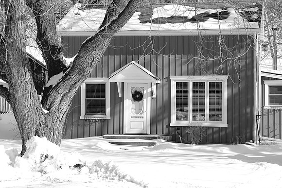Batton & Board in B&W