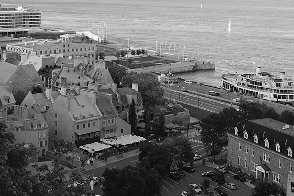 View of Vieux Quebec from the Chateau