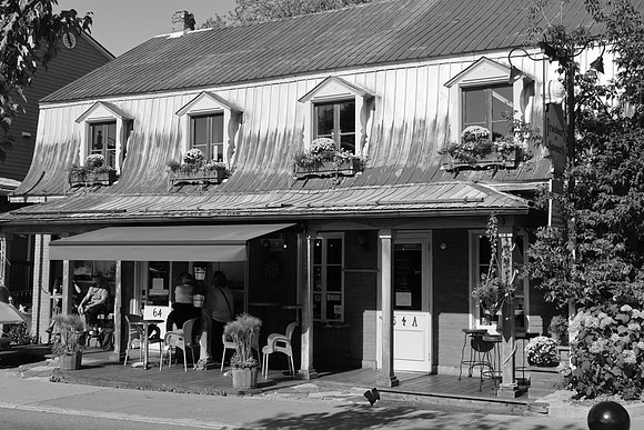 House transformed into a shop for tourist in Baie St Paul Qc